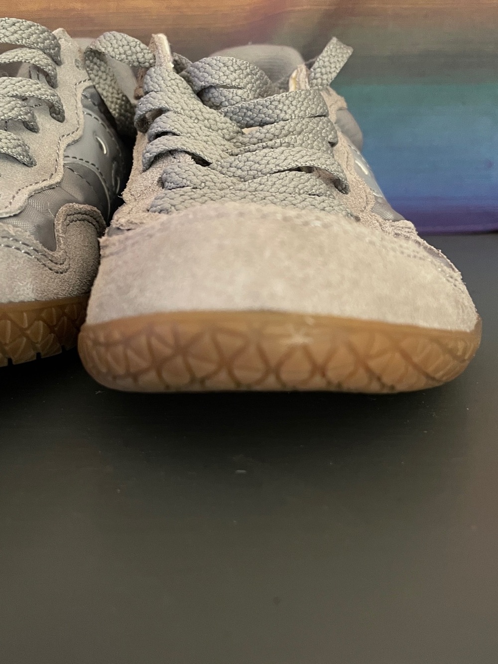 Saucony Originals Bullet Gray White Suede Nylon Sneakers Men’s 7 Heritage - Picture 6 of 14
